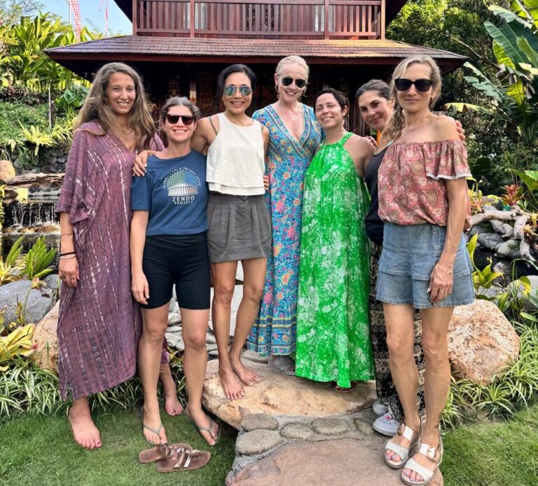 Group of women at a retreat in Bali
